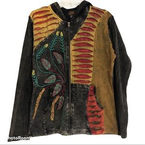 Rising International Lightweight Hoodie Jacket Lg